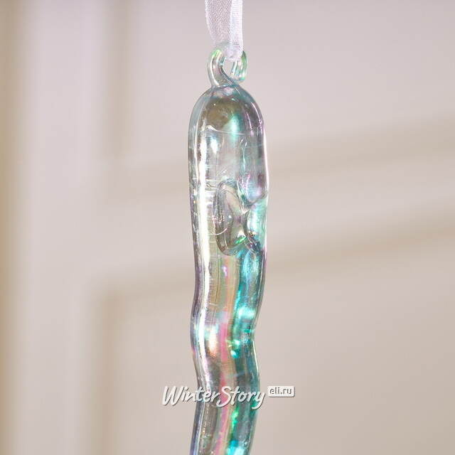 Набор елочных игрушек Сосульки Chromatic Liquid 20 см, 4 шт Winter Deco