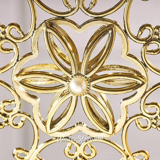 Набор елочных игрушек Снежинки Grand Pearl 12 см, 2 шт Winter Deco