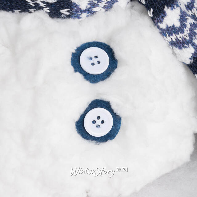 Новогодняя фигура Снеговик Дельф в шапке 25 см Winter Deco