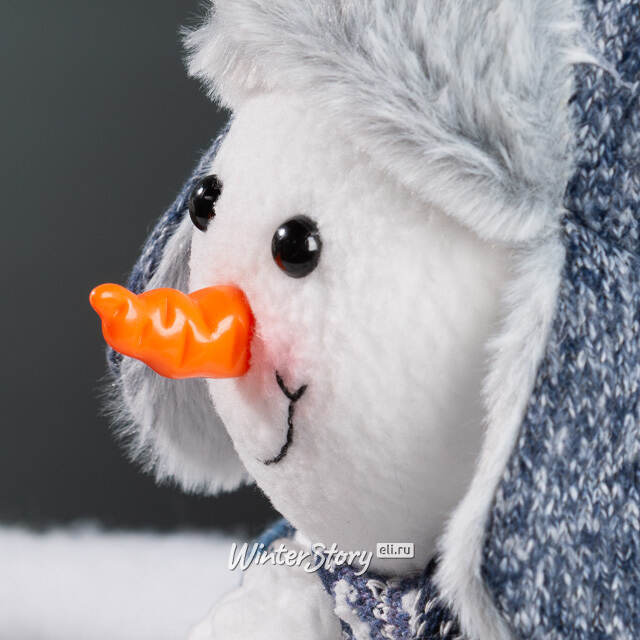 Новогодняя фигура Снеговик Дельф в шапке 25 см Winter Deco