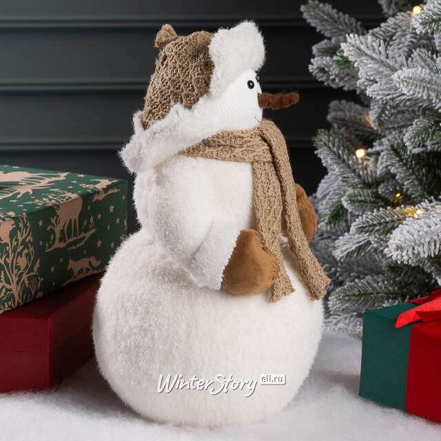 Новогодняя фигура Снеговик Ирвин 30 см Winter Deco