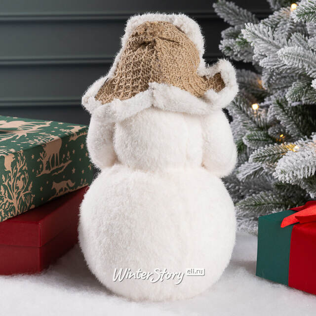 Новогодняя фигура Снеговик Ирвин 30 см Winter Deco