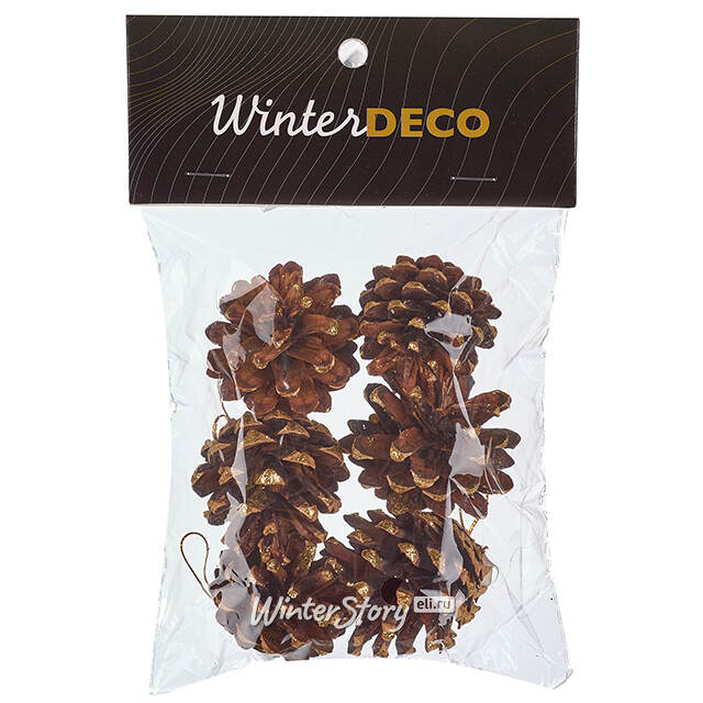 Набор для декора Шишки - Белкины Запасы 5 см, 6 шт Winter Deco