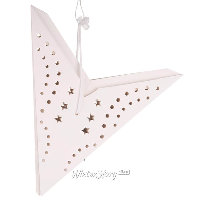 Бумажная звезда Balbeggi 45 см белая Winter Deco