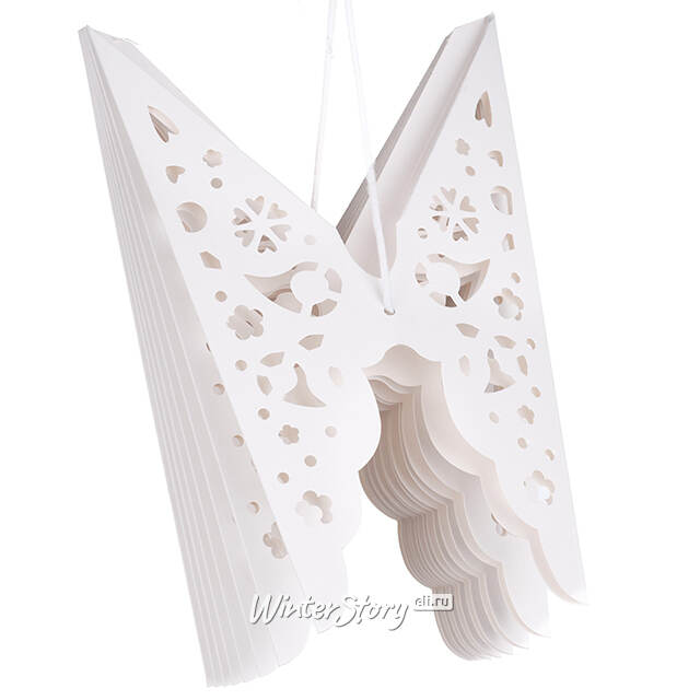 Бумажная звезда Coniston 45 см белая Winter Deco