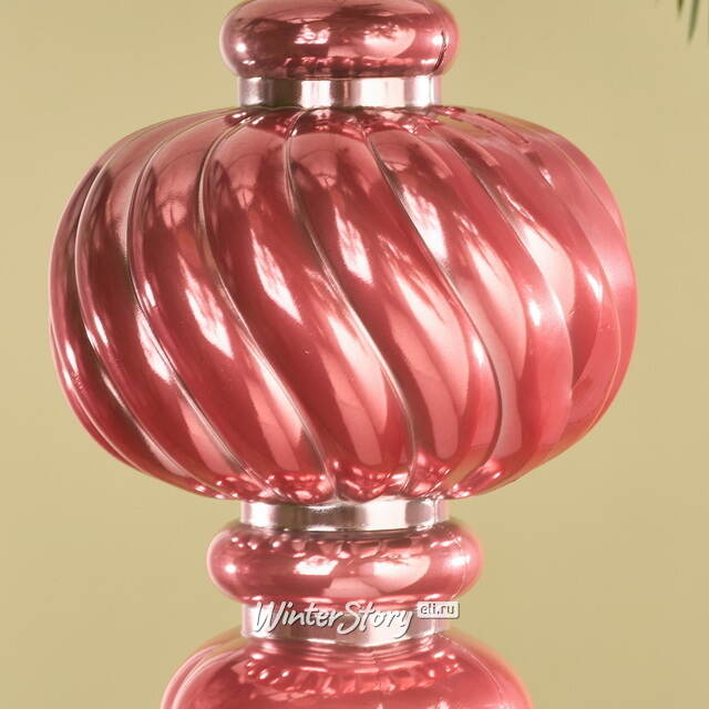 Елочная игрушка Сосулька Capella 26 см розовая, пластик Winter Deco