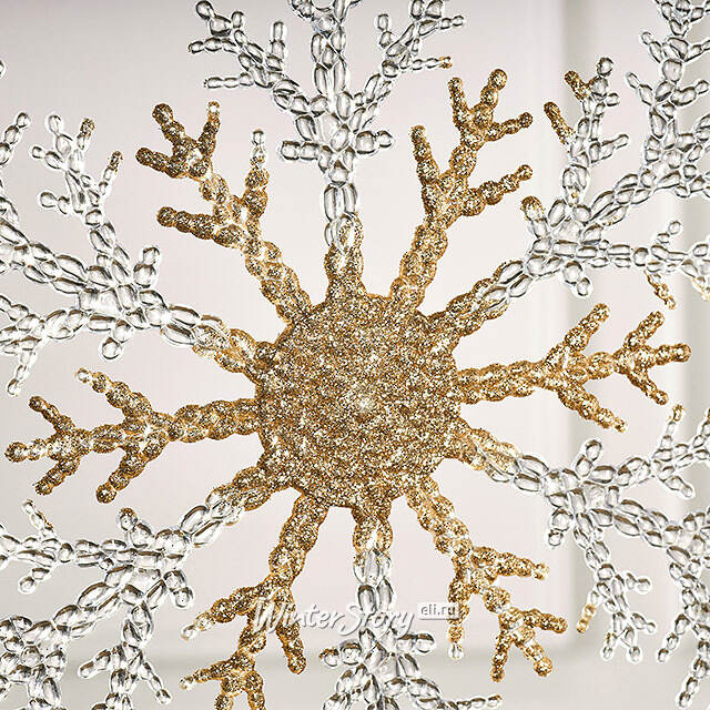 Набор елочных игрушек Снежинки Snow Tenderness 32 см, 2 шт Winter Deco