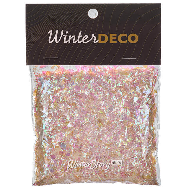 Декоративный наполнитель Серебряные Хлопья 26 гр Winter Deco