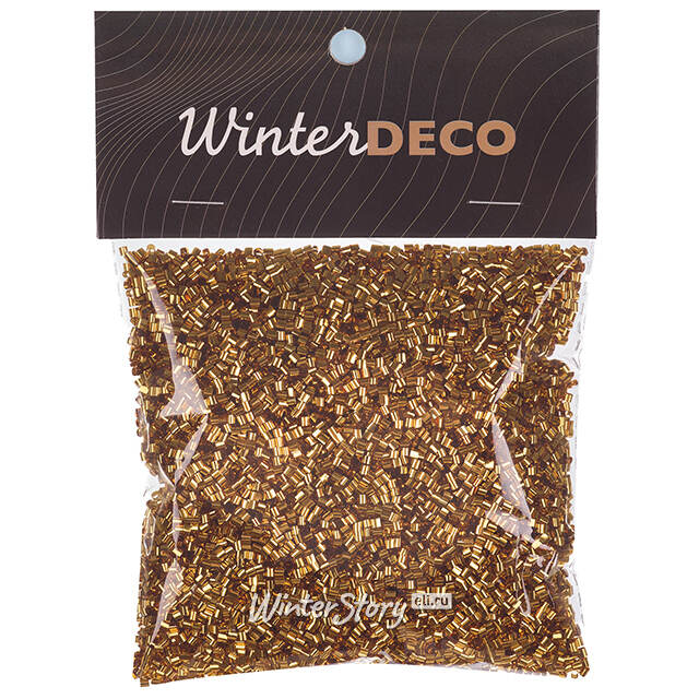 Декоративный наполнитель Боулдерс золотой 20 гр Winter Deco