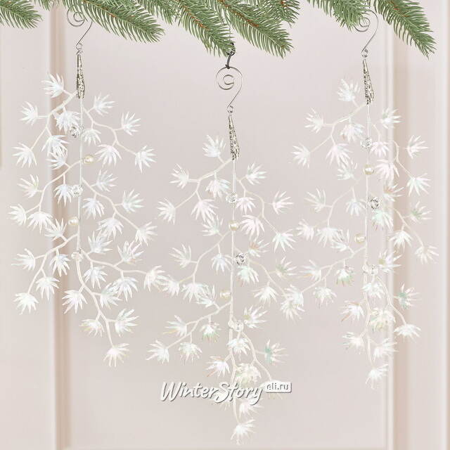 Елочное украшение Листья Villiers Morgon 30 см, 3 шт Winter Deco