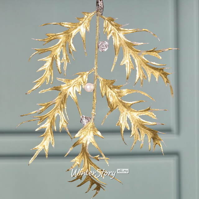 Набор елочных украшений Веточки - Брюланж 27 см, 3 шт Winter Deco