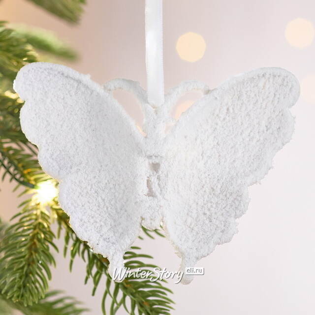 Елочная игрушка Бабочка Оливия 12 см Winter Deco