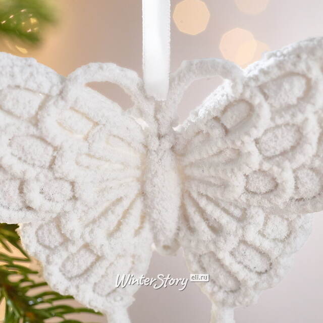Елочная игрушка Бабочка Оливия 12 см Winter Deco