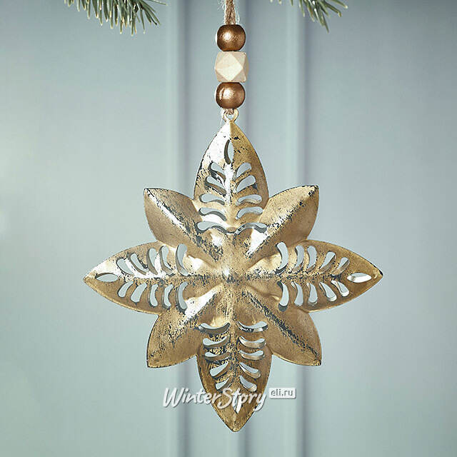Набор елочных игрушек Terse - Искры Праздника 11-13 см, 5 шт Winter Deco
