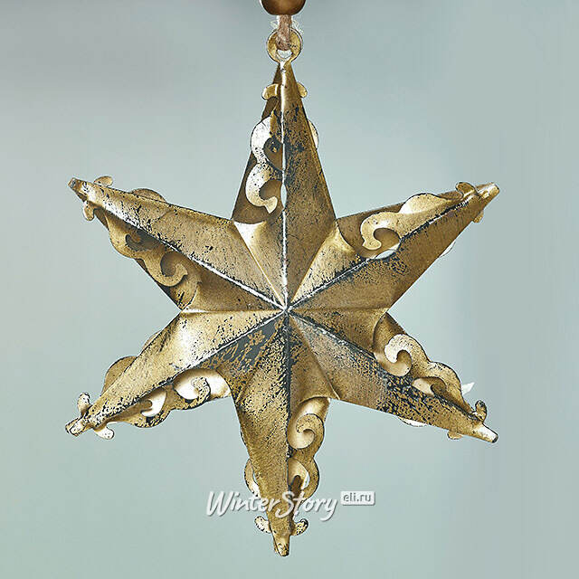 Набор елочных игрушек Terse - Искры Праздника 11-13 см, 5 шт Winter Deco