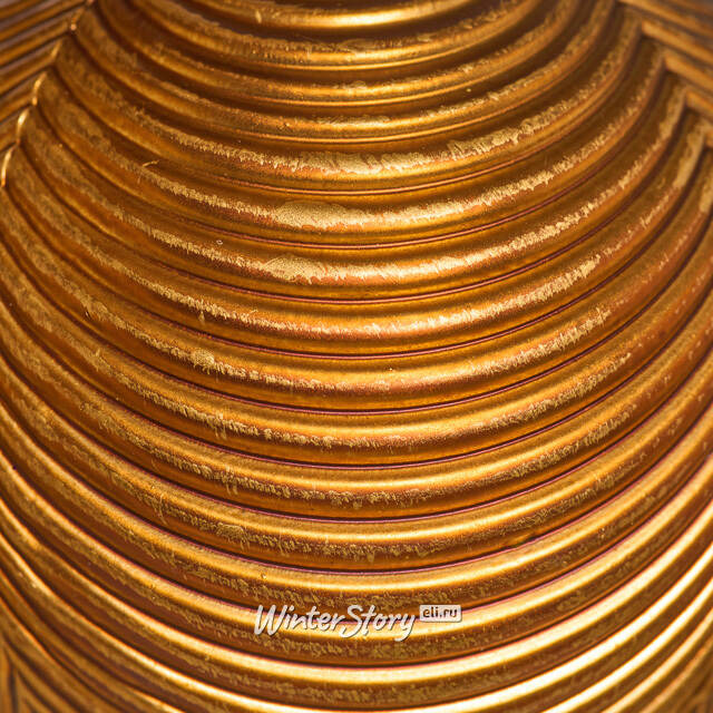 Елочные шары Fattura Coste - Antique Cooper 7 см, 6 шт, пластик Winter Deco