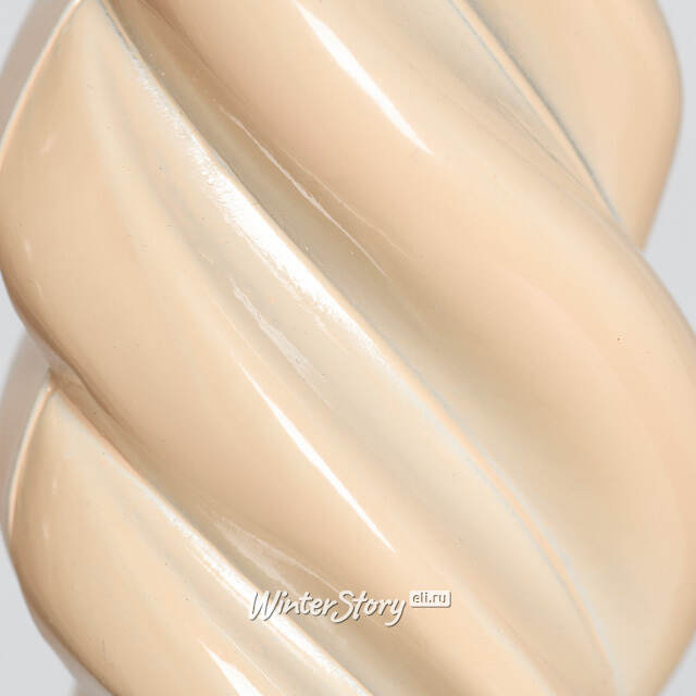 Елочные игрушки Сосульки Frosted Twist 11 см жемчужный, 4 шт, пластик Winter Deco