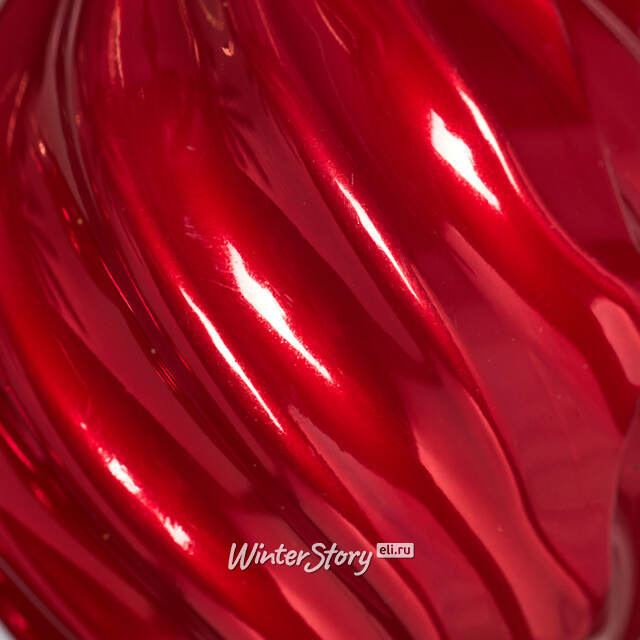 Елочные игрушки Сосульки Melodia di Ghiaccio 13 см красный, 3 шт, пластик Winter Deco