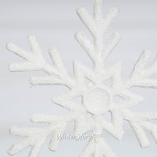 Елочная игрушка Снежинка - Леванто 15 см, 4 шт Winter Deco