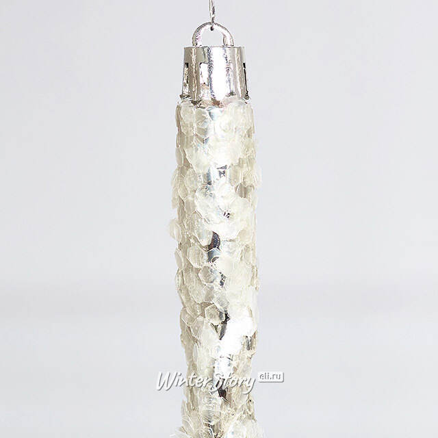 Елочная игрушка Сосулька - Mercogliano 19 см, 4 шт Winter Deco