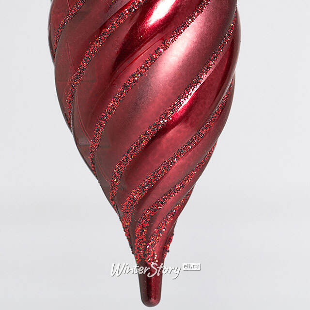 Елочные игрушки Сосульки - Bruxon 12 см, 4 шт, пластик Winter Deco