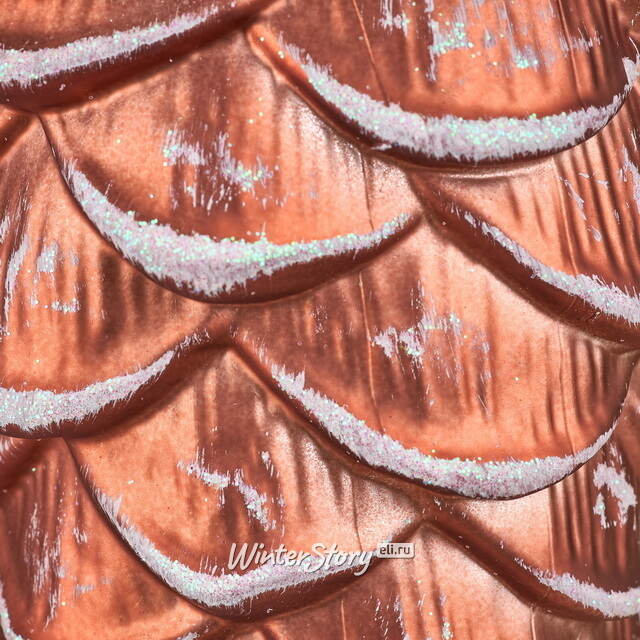 Елочная игрушка Шишка Crispina 18 см, 2 шт, пластик Winter Deco