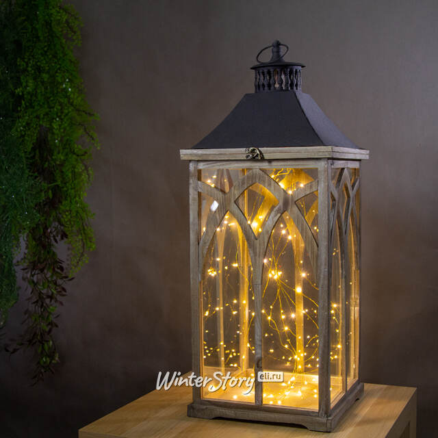 Деревянный подсвечник фонарь Империо 72 см Edelman