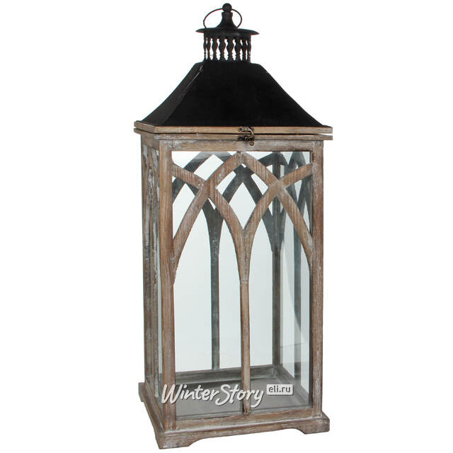 Деревянный подсвечник фонарь Империо 72 см Edelman