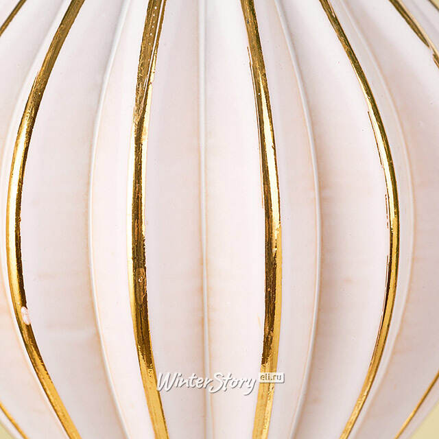 Елочные игрушки Glacerae 12 см золотой, 4 шт, пластик Winter Deco