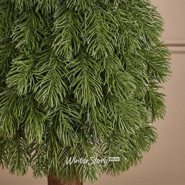 Елка настольная с гирляндой 70 см Дриада,40 теплых белых LED ламп, контроллер, на батарейках, ЛИТАЯ 100% Winter Deco