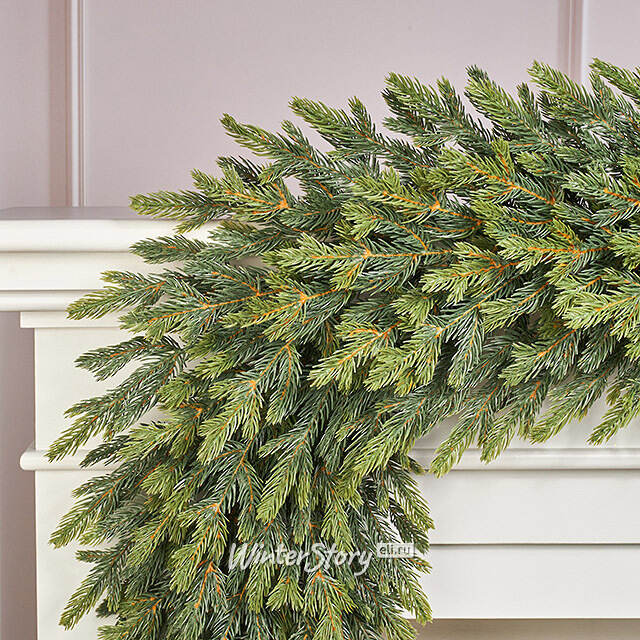Еловая гирлянда Вербье 270 см, ЛИТАЯ 100% Winter Deco