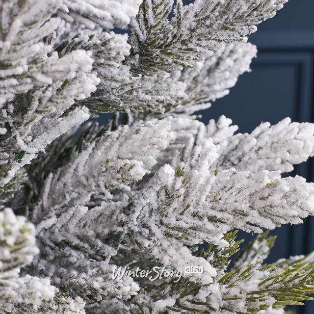 Елка настольная с гирляндой 60 см Вербье, заснеженная, 50 LED ламп, контроллер, ЛИТАЯ 100% Winter Deco