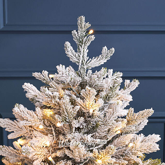 Елка настольная с гирляндой 60 см Вербье, заснеженная, 50 LED ламп, контроллер, ЛИТАЯ 100% Winter Deco