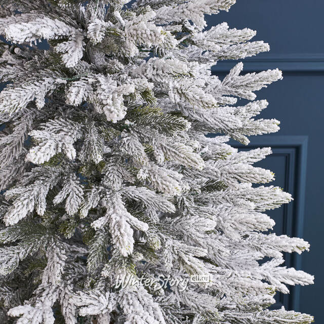 Искусственная елка с гирляндой 90 см Вербье, заснеженная, 70 теплых белых LED ламп, контроллер, ЛИТАЯ 100% Winter Deco