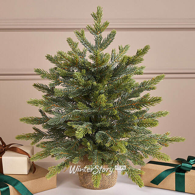 Елка настольная 45 см Вербье, в мешочке, ЛИТАЯ 100% Winter Deco