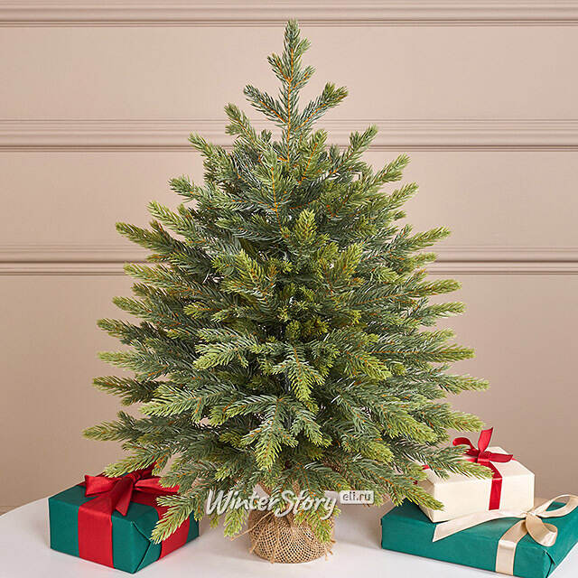 Елка настольная 60 см Вербье, в мешочке, ЛИТАЯ 100% Winter Deco
