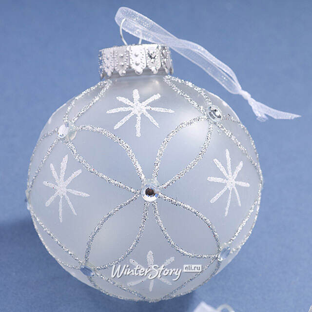 Елочные ПЭТ шары Eterna: Tale of the Northwind 8 см, 6 шт Winter Deco