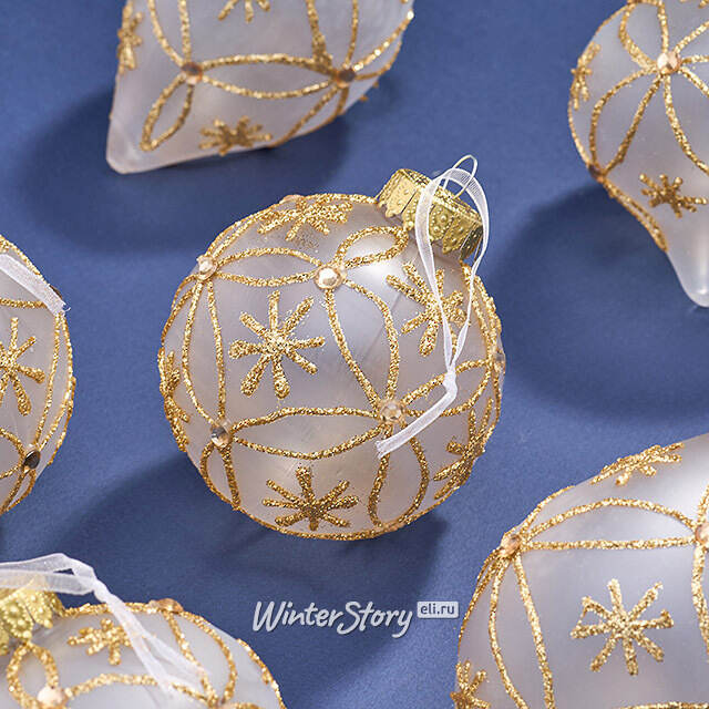 Елочные ПЭТ шары Eterna: Dance of Miralune 8 см, 6 шт Winter Deco