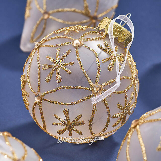 Елочные ПЭТ шары Eterna: Dance of Miralune 8 см, 6 шт Winter Deco