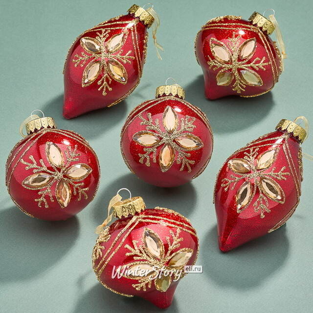 Елочные ПЭТ шары Eterna: Winterglen Tales 8 см, 6 шт Winter Deco