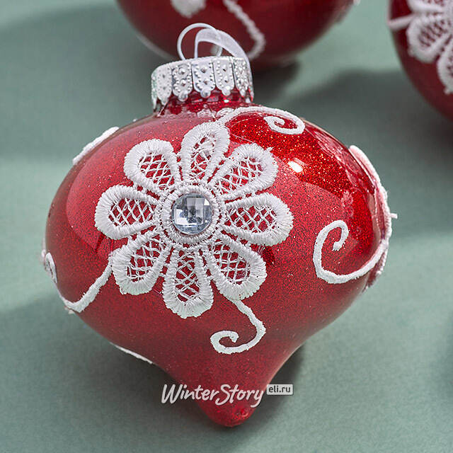 Елочные ПЭТ шары Eterna: Seraphinas Wish 8 см, 6 шт Winter Deco