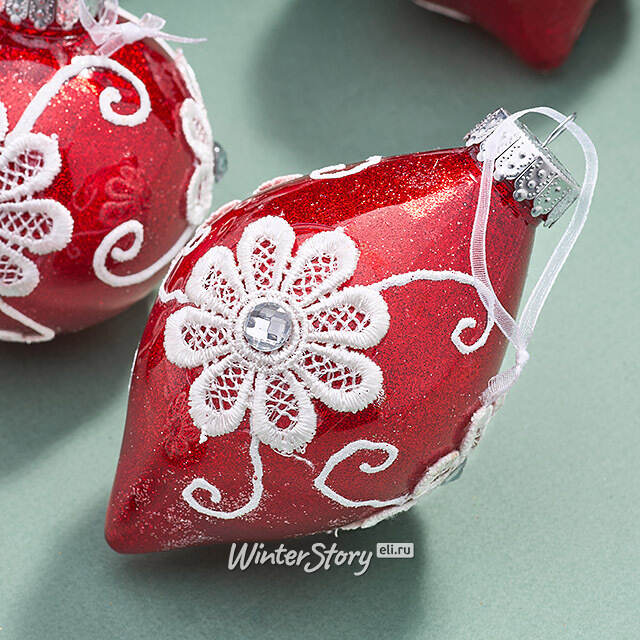 Елочные ПЭТ шары Eterna: Seraphinas Wish 8 см, 6 шт Winter Deco