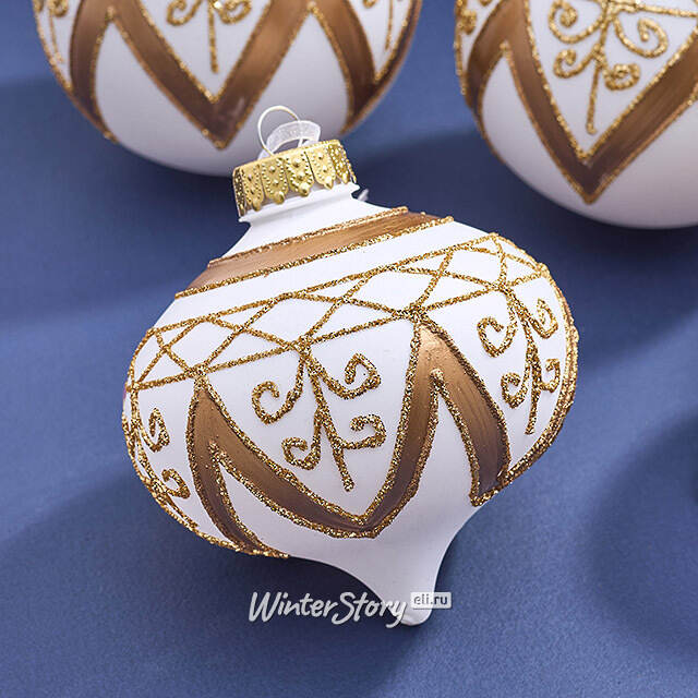 Елочные ПЭТ шары Eterna: Crown of Aetheria 10 см, 6 шт Winter Deco