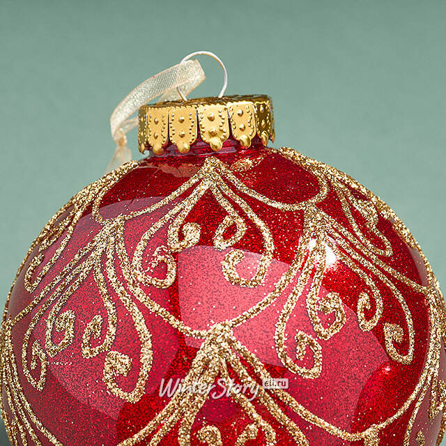 Елочные ПЭТ шары Eterna: Veil of Starlace 10 см, 6 шт Winter Deco