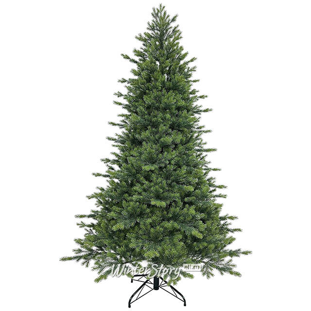 Искусственная елка с лампочками Можжевеловая 240 см, 510 теплых белых ламп, ЛИТАЯ 100% Winter Deco