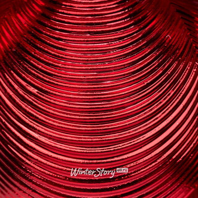 Елочные шары Victorian Glow - Red Charm 6 см, 6 шт, пластиковые Winter Deco