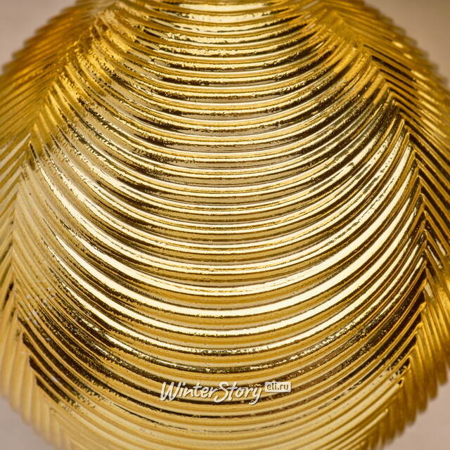 Елочные шары Victorian Glow - Golden Charm 6 см, 6 шт, пластиковые Winter Deco