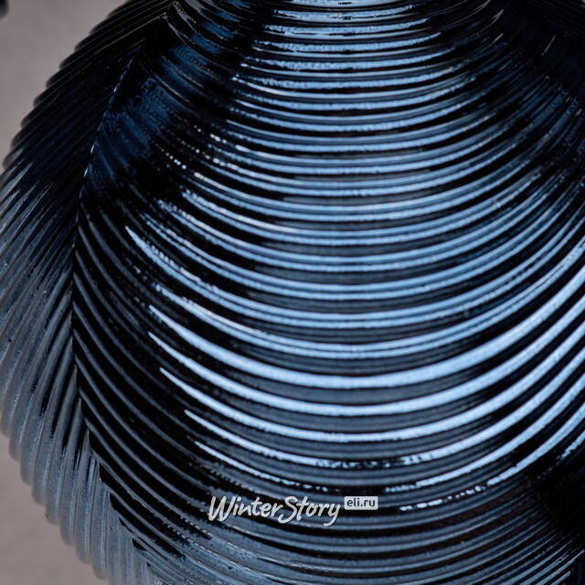 Елочные шары Victorian Glow - Night Blue Charm 6 см, 6 шт, пластиковые Winter Deco