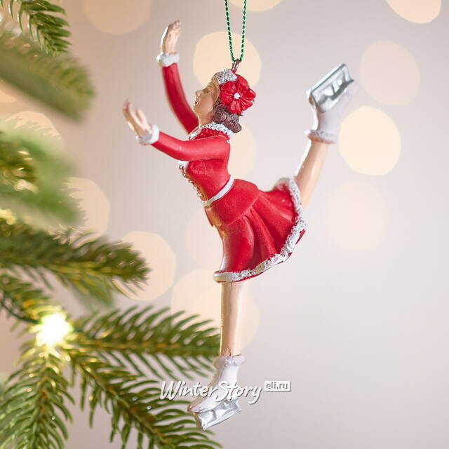 Елочная игрушка Девушка Миранда на коньках 14 см Winter Deco