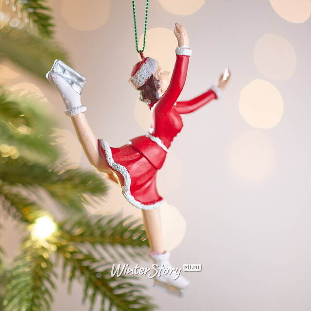 Елочная игрушка Девушка Миранда на коньках 14 см Winter Deco